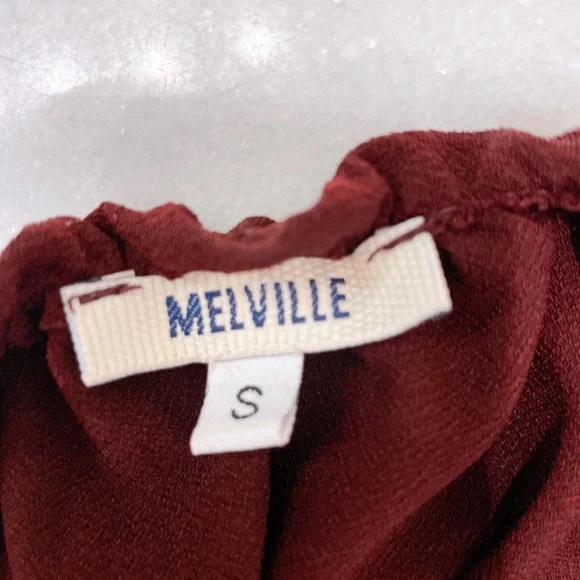 Brandy Melville Maroon Deep V Tank - Picture 3 of 6